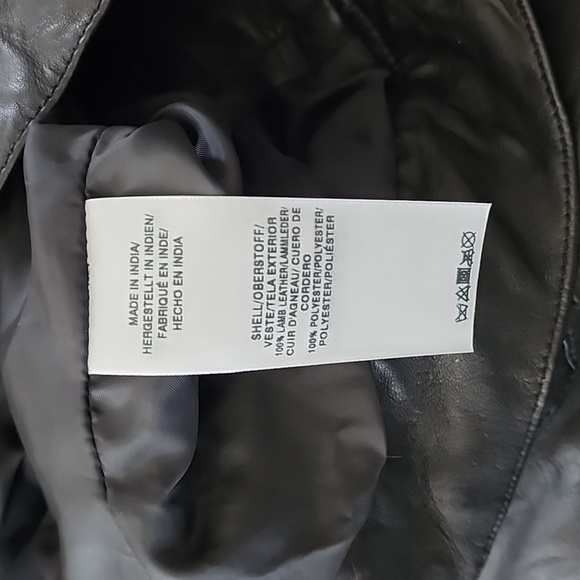 True Religion leather jacket. - Picture 6 of 6